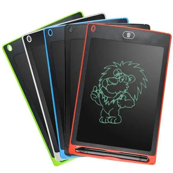 10-Inch Multi-Color LCD Writing Tablet | Premium Quality | Reusable Drawing & Note-Taking Tool for Kids | Random Colors