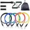 Gym Belt with Box | 5-in-1 Power Exercise Resistance Band Set | Adjustable Fitness Equipment for All
