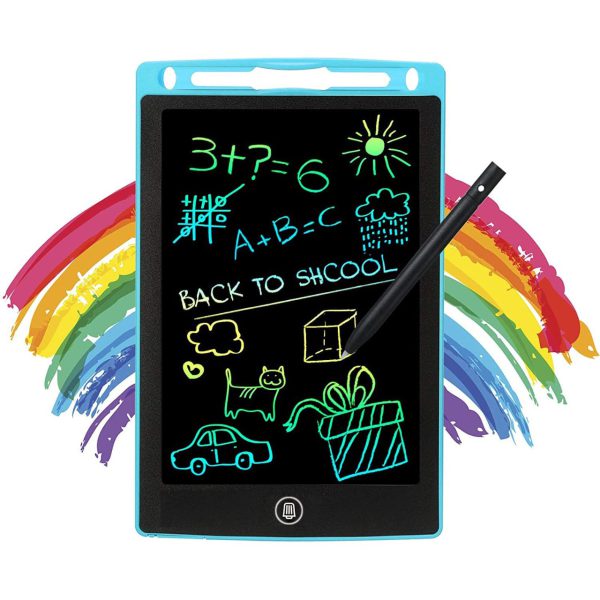 8.5-Inch Multi-Color LCD Writing Tablet | Reusable Drawing & Note-Taking Tool for Kids | Random Colors - Image 2