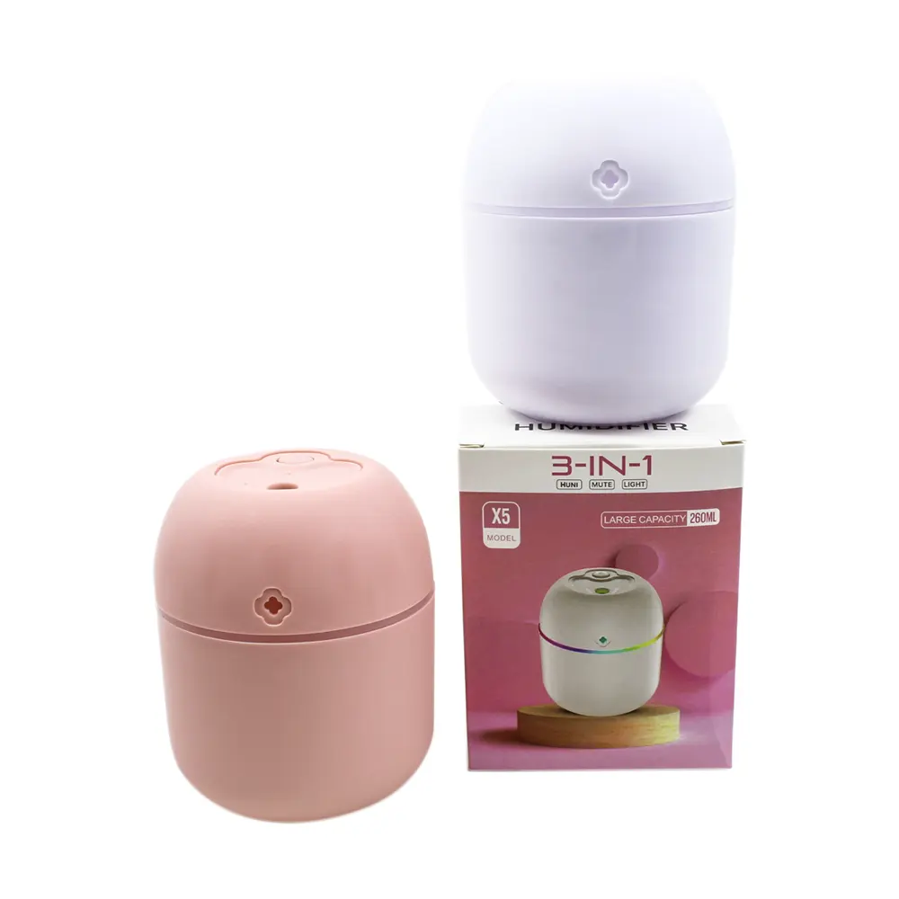 USB Portable 3-in-1 Air Humidifier | Mute, Colorful LED Light & Aromatherapy | For Home, Office & Car - Image 5