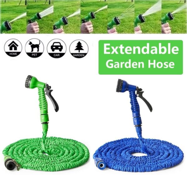 Magic Expandable Hose Pipe 50FT | Lightweight, Tangle-Free | 7-Mode Spray Gun - Image 2