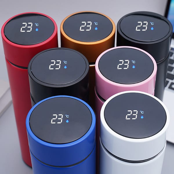 Temperature Display Thermos Water Bottle 500ML Stainless Steel Insulated Hot and Cold Flask with LED Display (Random Colors) - Image 4