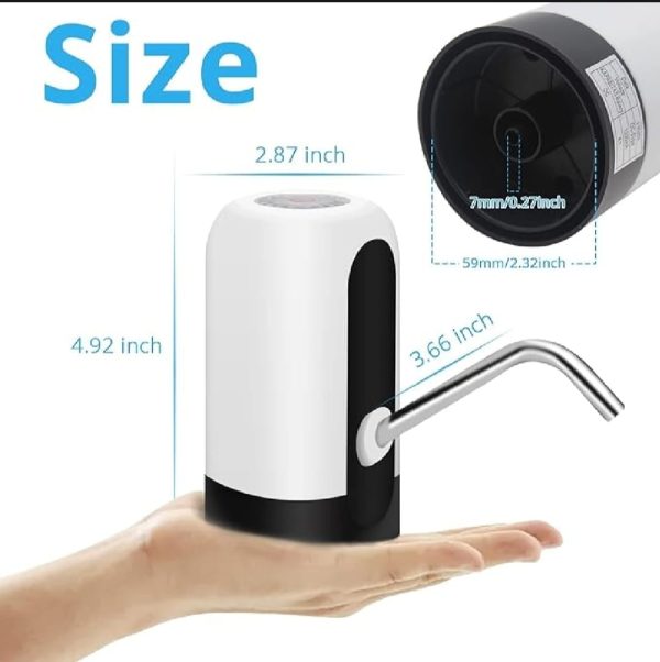 Portable Electric Automatic Water Pump & Dispenser | USB Rechargeable, Hygienic, Easy-to-Use - Image 2